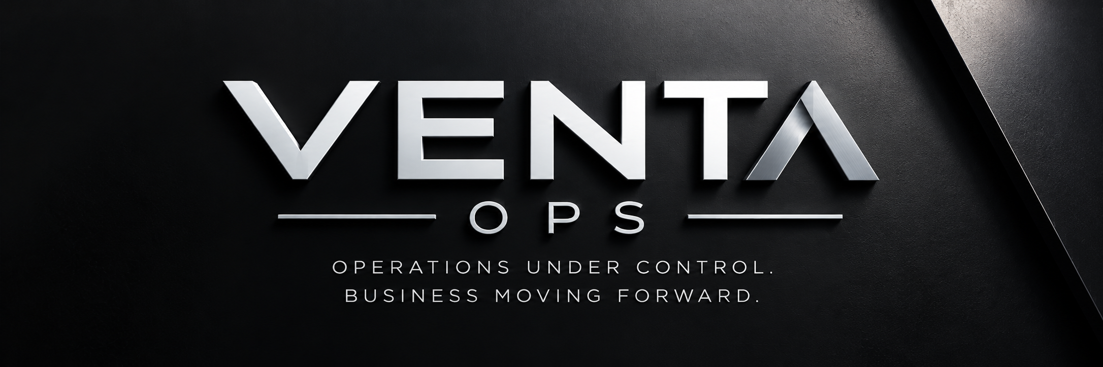 VENTA OPS. Operations under control. Business moving forward.